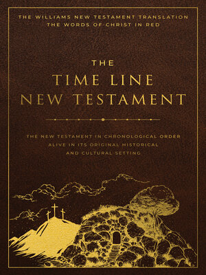 cover image of The Time Line New Testament